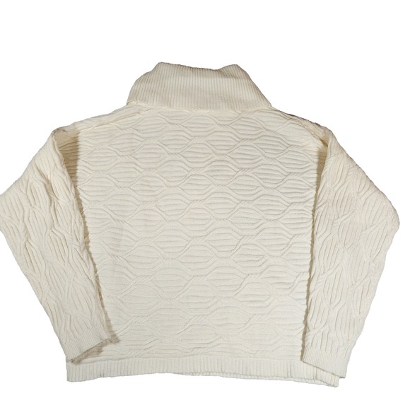 Cyrus Cowl Neck Womens M White Sweater - Picture 8 of 8